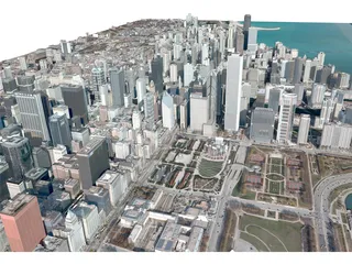 Chicago City 3D Model