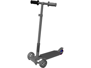 Scooter Skate 3D Model