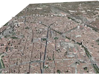 Toulouse City (France) [Part 2/4] 3D Model
