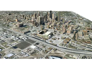 Houston City 3D Model