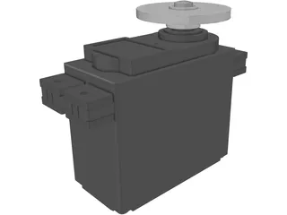 Hitec HS-322HD Servo 3D Model