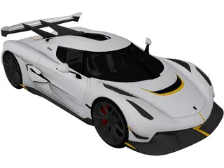 Koenigsegg Jesko (2021) 3D Model