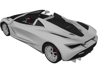 McLaren 720S Spider 3D Model