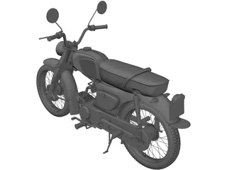 Honda Motorcycle 3D Model