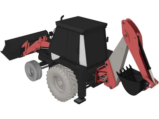 Wheel Loader 3D Model