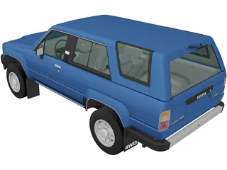 Toyota 4Runner (1986) 3D Model