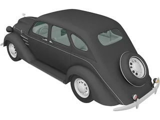 Toyota AA (1940) 3D Model