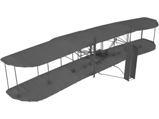 Wright Flyer 3D Model