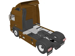 Volvo FM 4x2 (2010) 3D Model