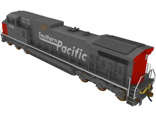 Southern Pacific C44-9W 3D Model