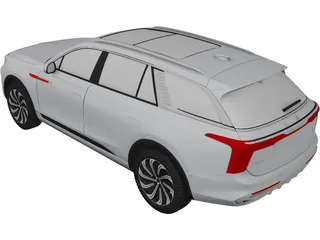 Hongqi E-HS9 (2020) 3D Model