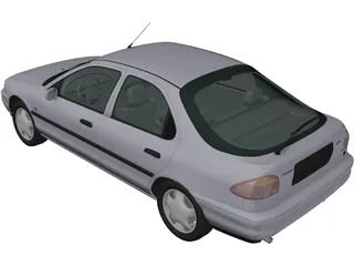 Ford Mondeo Hatchback (1993) 3D Model