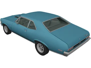 Chevrolet Nova SS (1970) 3D Model