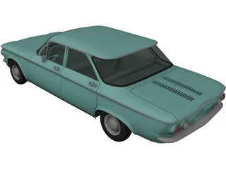 Chevrolet Corvair Sedan (1960) 3D Model