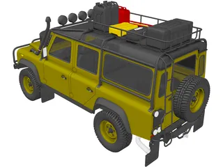 Land Rover Expedition (2012) 3D Model