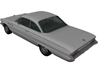 Buick LeSabre 2-door Hardtop (1961) 3D Model