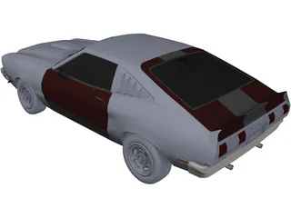 Ford Mustang Cobra II (1976) 3D Model
