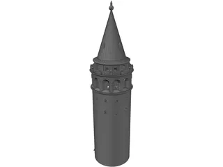 Galata Tower 3D Model