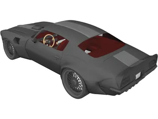 Pontiac Firebird Trans Am Tuning Edition (1970) 3D Model