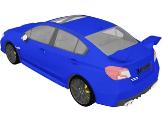 Subaru WRX STI [S209] (2019) 3D Model