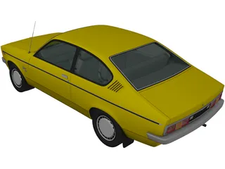 Holden Gemini TX Coupe SL (1977) 3D Model