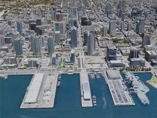 San Diego City, USA (2023) 3D Model