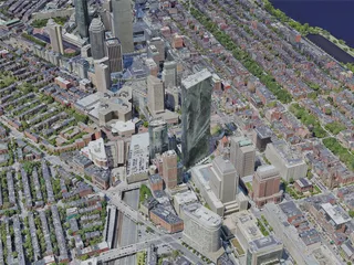 Boston City, USA (2023) 3D Model