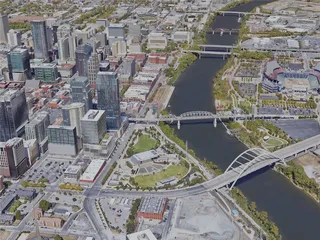 Nashville City, USA (2022) 3D Model