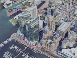 Baltimore City, USA (2023) 3D Model