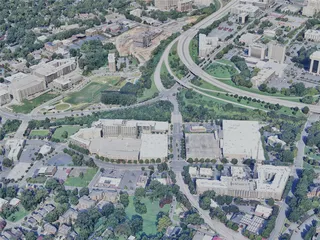 Charlotte City, USA (2023) 3D Model