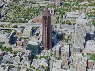 Atlanta City, USA (2023) 3D Model