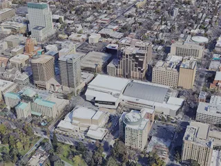 Sacramento City, USA (2023) 3D Model