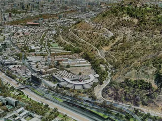 Santiago City, Chile (2022) 3D Model