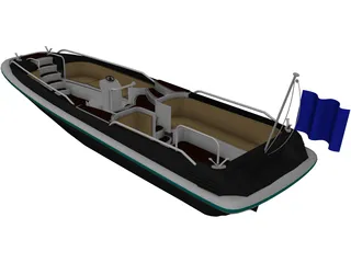 Speed Boat 3D Model