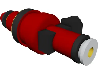 Bosch Fuel Injector 3D Model