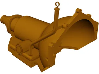 Chevrolet Turbo 350 Transmission 3D Model