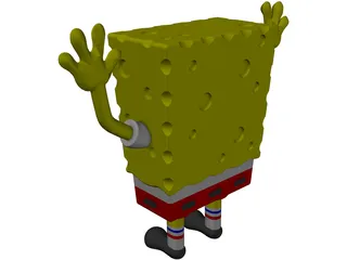 Sponge Bob Square Pants 3D Model