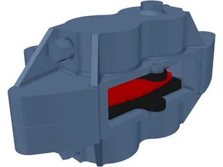 Brembo Brake Caliper 3D Model