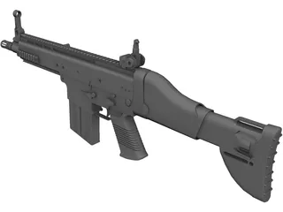 FN SCAR 3D Model