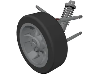 Racing Suspension 3D Model