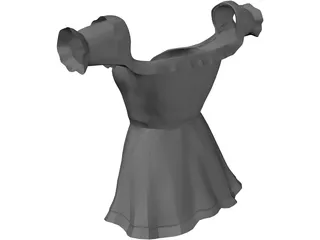 Woman Dress 3D Model