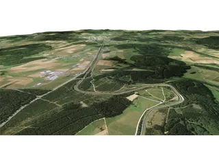 Nurburgring Racing Track 3D Model