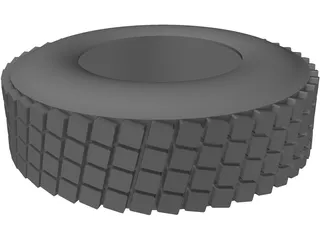 Wheel Tire 3D Model