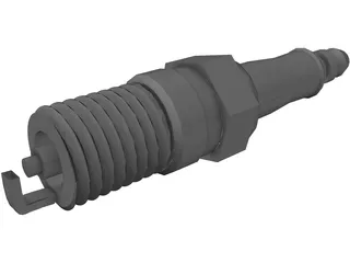 Spark Plug 3D Model