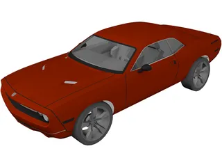 Dodge Challenger (2009) 3D Model