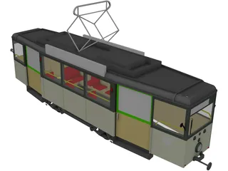 TRAM 1945 3D Model