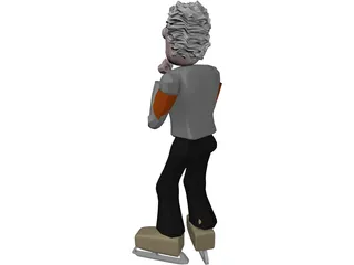 Ice Hockey Referee 3D Model