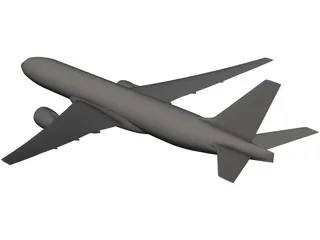 Boeing 777 3D Model