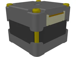 Stepper Motor 3D Model