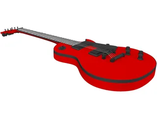 Gibson Les Paul Guitar 3D Model